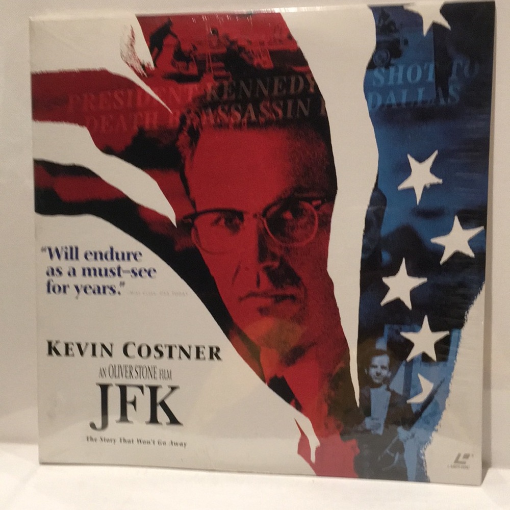 Warner Home Video JFK Laser Discs.